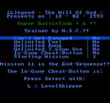 Image n° 7 - screenshots  : Super Battletank - War in the Gulf
